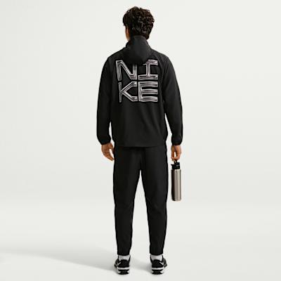 Nike Jackets Men's Black/White Hooded Non Detachable Moderate