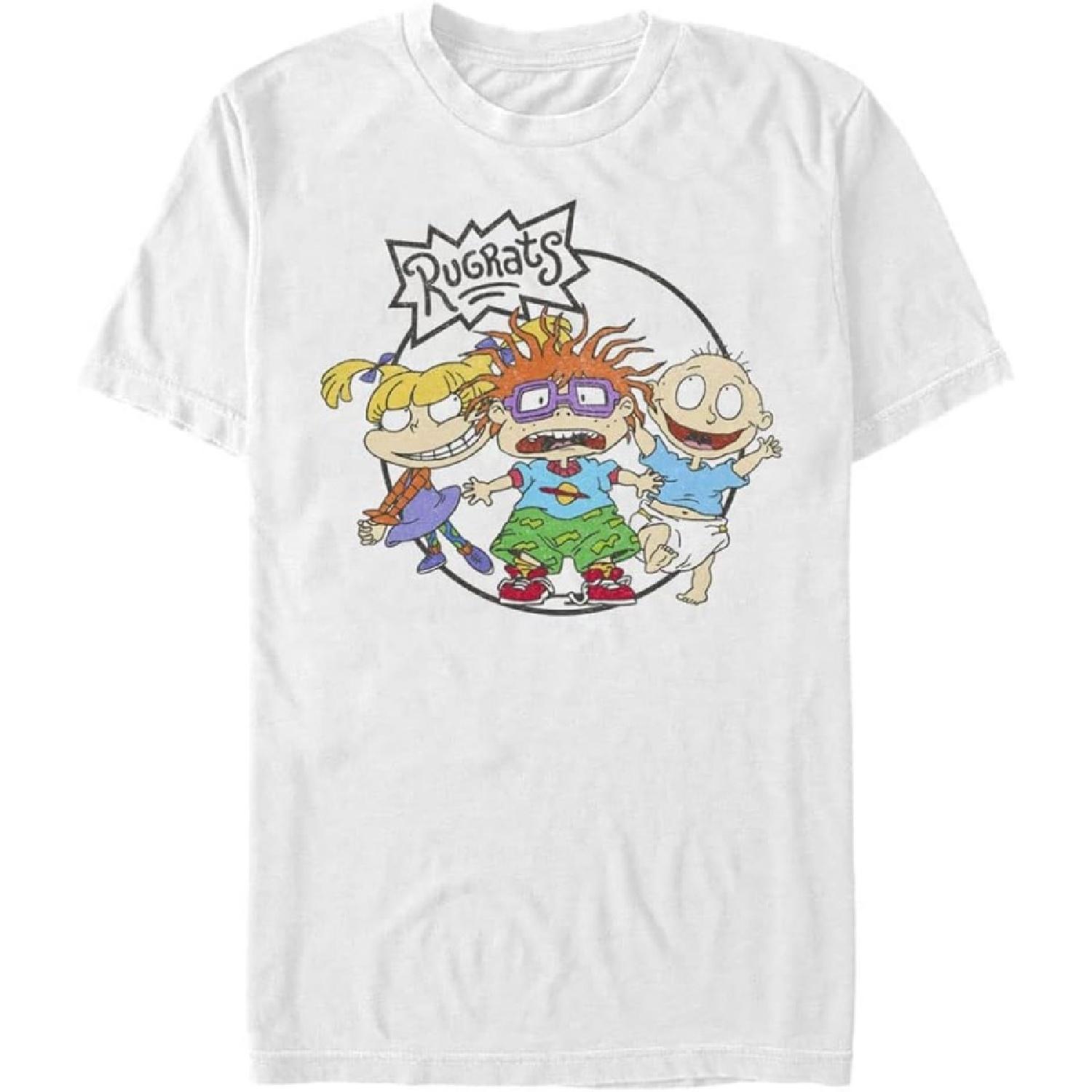 Nickelodeon Mens Rugrats Group T-Shirt XXXXXL белый