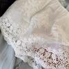 High Waist Lace Underskirt Slips Embroidery Mesh Underskirt Slips Dress  Girls