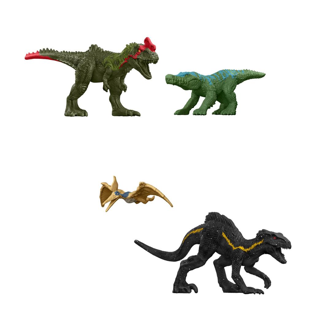 Mattel Jurassic World Minifigure Box Assortment 2024 1 3 and Vol. [Blind Pack] [Dinosaur Toy] [Ages Up] 986G-GWP38