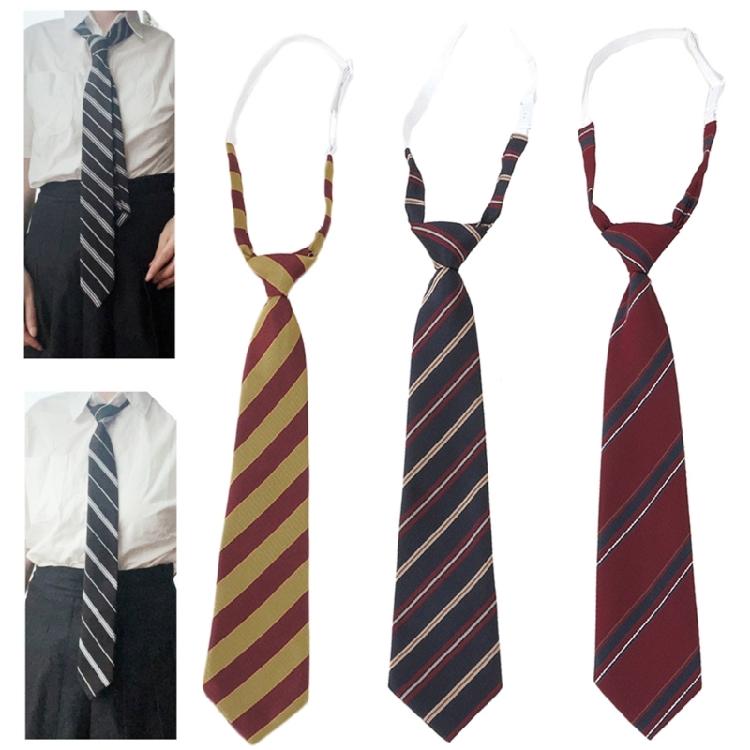 Striped Pre-tied Bow Uniform Bow Tie Girls School Uniform Ties