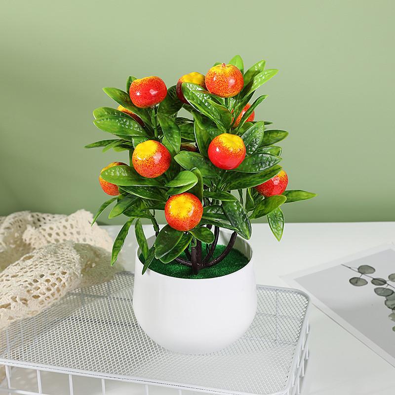 Artificial Plant Decoration With Plastic Craft For Home Office Decor