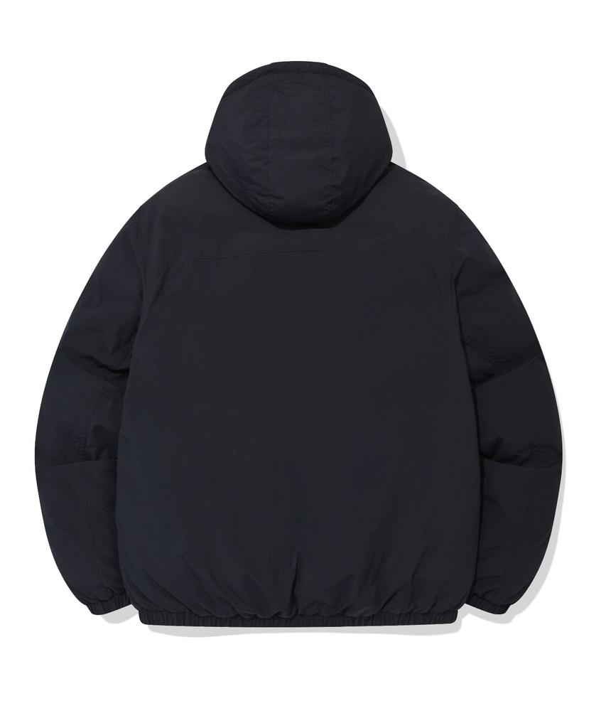Wacky Willy Washed Down Short Puffer Navy