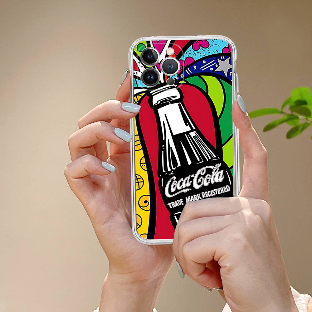 

Hot C-Coca Drinks C-Cola Phone Case For IPhone 17 16 14 11 12 13 15 Pro Max 14 Plus 17 Air Cover iPhone 14 plus