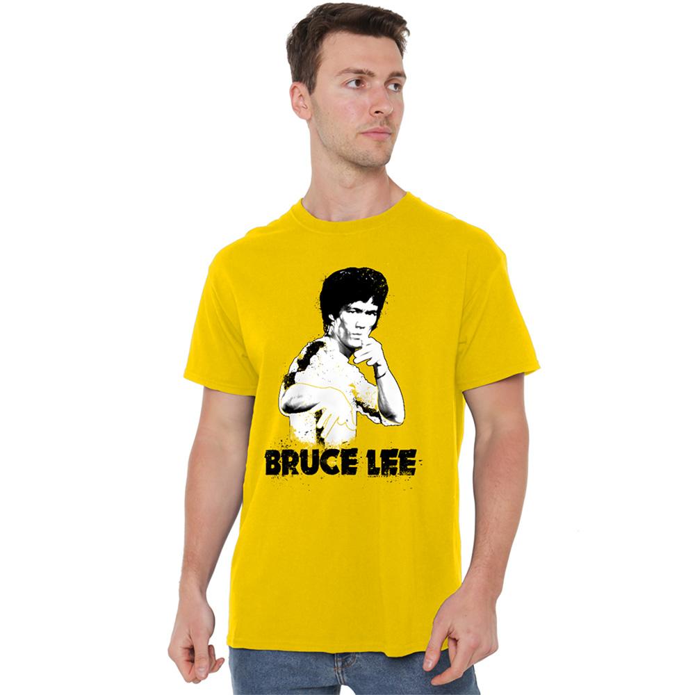 Bruce Lee Unisex Adult Suit Splatter T-Shirt