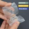Double-Sided Adhesive Wall Hook Strong Traceless Hook Self Adhesive Invisible Hooks Kitchen Bedroom Organizer 1/5/10/20 Pairs