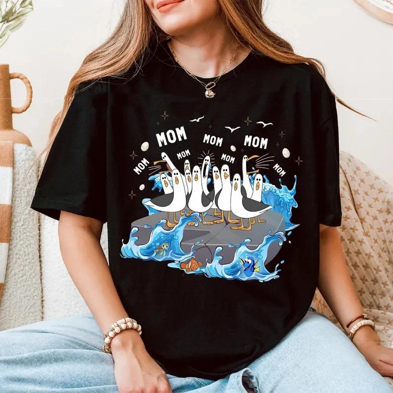 Nemo TShirt Nemo Seagull Mom Mom Mom Shirt S