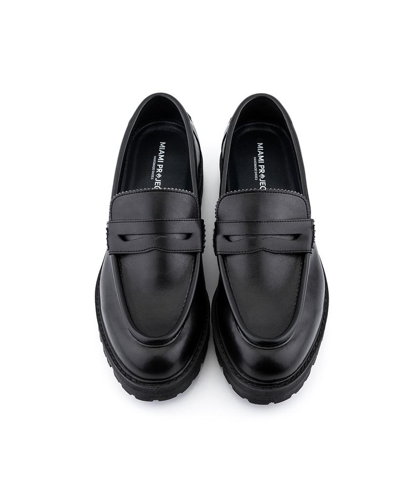 Miamiproject 0691 Calleocho Penny Loafers Vantablack