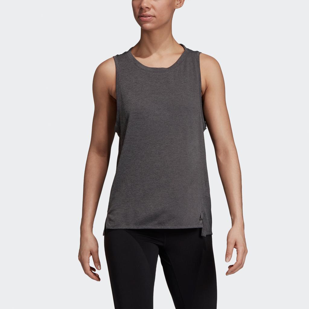 Adidas Chill Tank High-Intensity Training Sports Breathable Vest Women Tops Dark-Grey FL8566