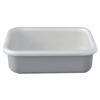 Contenitore quadrato basso L grigio chiaro adatto al freezer temperatura di resistenza Corpo adatto al forno Cotone LG 1.35L (Freddo -20°C) CTN-L