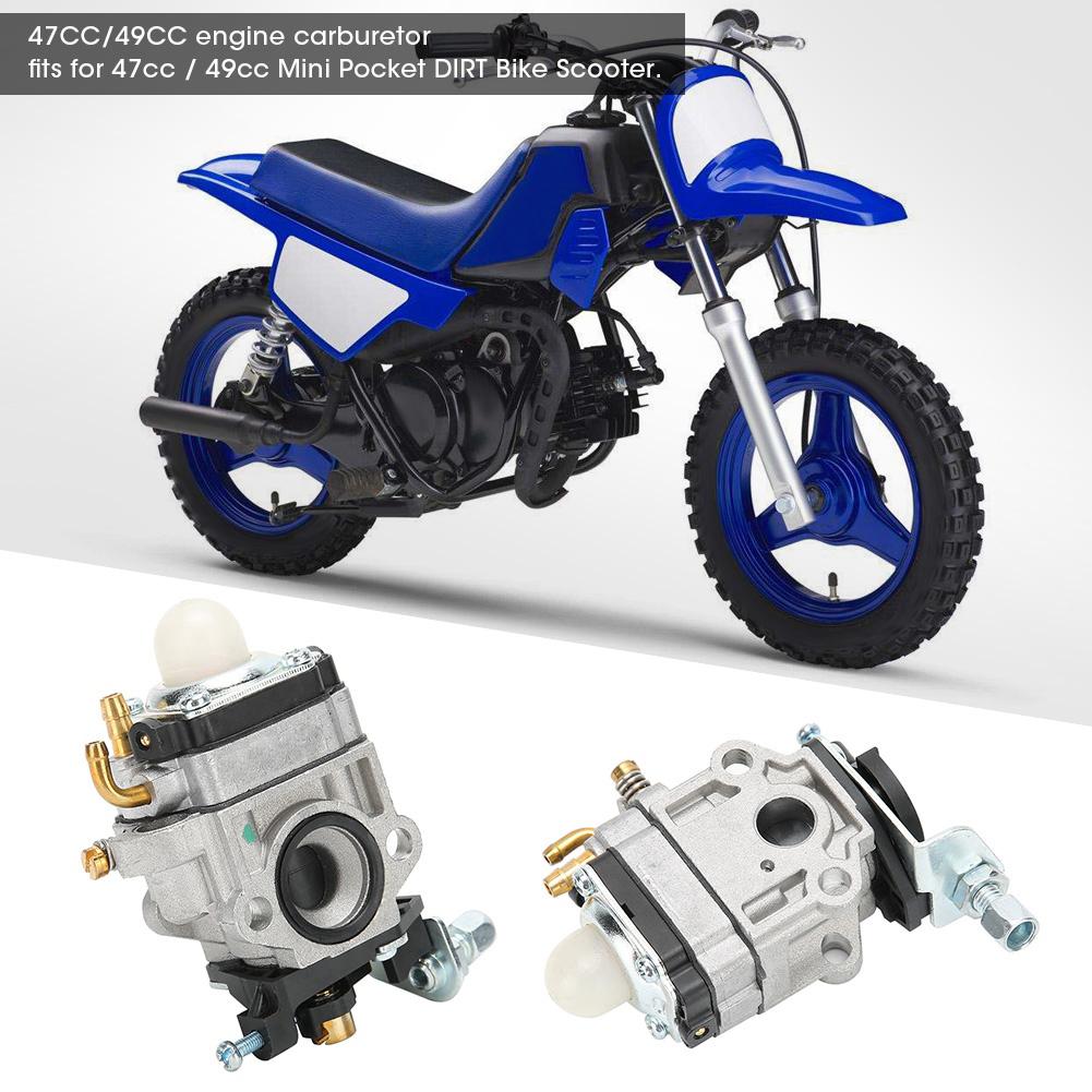 47CC49CC Motor Karbüratörü Mini Cep DIRT Bisikleti Scooter için Motosiklet Aksesuarı