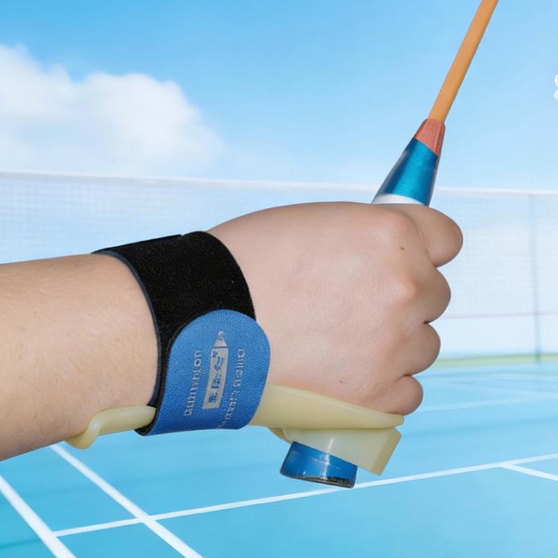 Supporto per Polso da Badminton Regolabile Allenatore Stabilizza il Tuo Polso Per Varie Dimensioni della Mano Con Forte Supporto Racchetta da Badminton