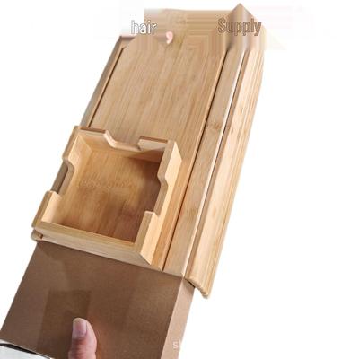 Bamboo Sofa Arm Tray with Cup Holder - Multi-functional Coffee Table Storage Rack, In Stock.