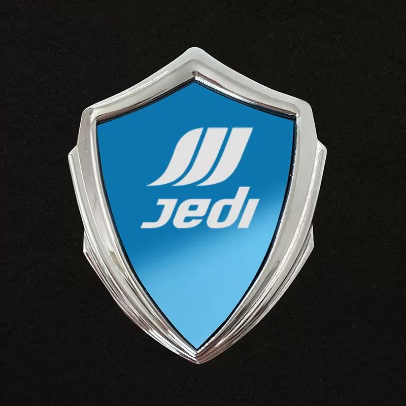 Jedi All-metal Sun-resistant and Non-fading Electric Motorcycle 3D Three-dimensional Car Sticker Modified Decorative Sticker Body Side Logo Badge