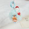 Cartoon Explosion Head Doll Keychain - New Wig Bag Charm & Phone Accessory