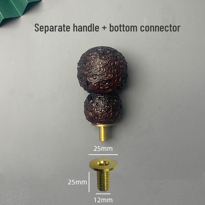 Universeller Palisander-Verschleißfester Gehstockgriff - Schweißabsorbierendes Zubehör für Ältere