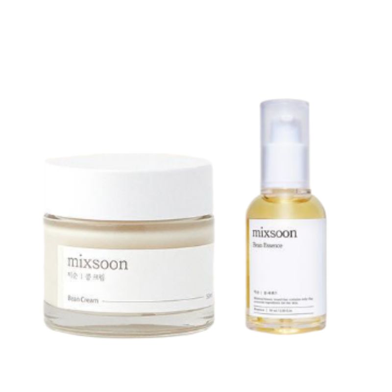 mixsoon Bean Skincare Gift Set Cream 50ml + Essence 50ml Nourishing & Texture Care Duo