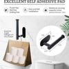 2Pcs Non Punching Wall Mounted Toilet Paper Holder Rustproof Anticorrosion Stainless Steel Bathroom Kitchen Toilet Paper Roll Holders