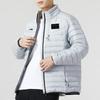 Li Ning Badminton Series Solid Color Sports Warm Stand Collar Down Jacket Unisex Outerwear Gray AYMT119-3
