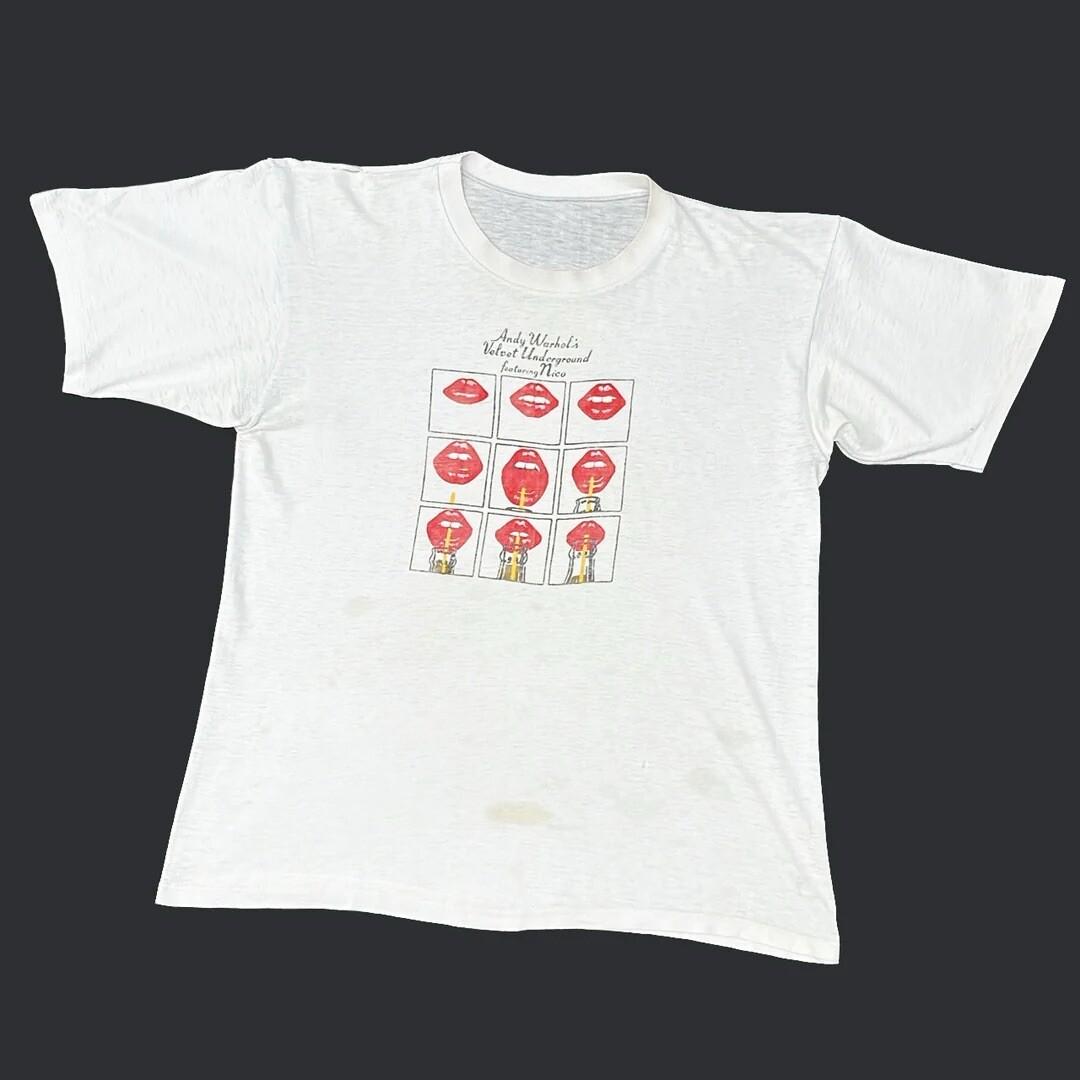 The Velvet Underground 1980 80s Vintage Warhol Coke Band Album Cover Unisex T-Shirt XXL