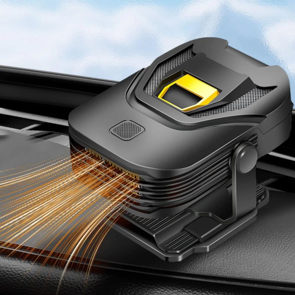 

1Pcs Car Heater Defroster Fans 12V Car Heater Fan Fast Heating Auto Windshield Defroster Adjusted 360 Degrees Up And Down