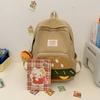 Schoolbag Schoolbag Women's Burger Niche Design Cute Personalized Backpack Large Capacity High Value Multi-compartment Versatile Backpack