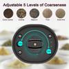 Electric salt and pepper grinder, electromagnetic adjustable coarse spice grinder