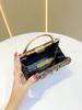 Elegante Borsa a Mano da Sera con Strass Decorati Piccola Borsa da Festa da Mano per Eventi Matrimoniali