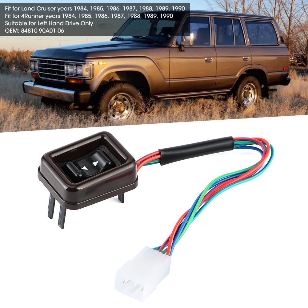 Power Window Door Switch Fit for Toyota Land Cruiser 4Runner Left Hand Drive 84810 90A01 06