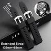 22mm Rubber Strap High Quality Soft Silicone Watch Band for Swatch for Omega Extended Bracelet Belt Waterproof Sports Wristband