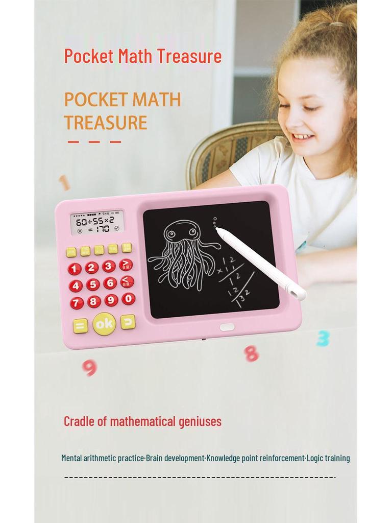 Popular Third-Gen Mental Math Treasure: Hand-Painted Writing Tablet and Puzzle for Kids
