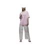Jordan Essentials Letter Logo Print Soft Comfortable Crew Neck Pullover Short Sleeve Drop Shoulder T-Shirt Women T-Shirt Foam-Pink HM4904663