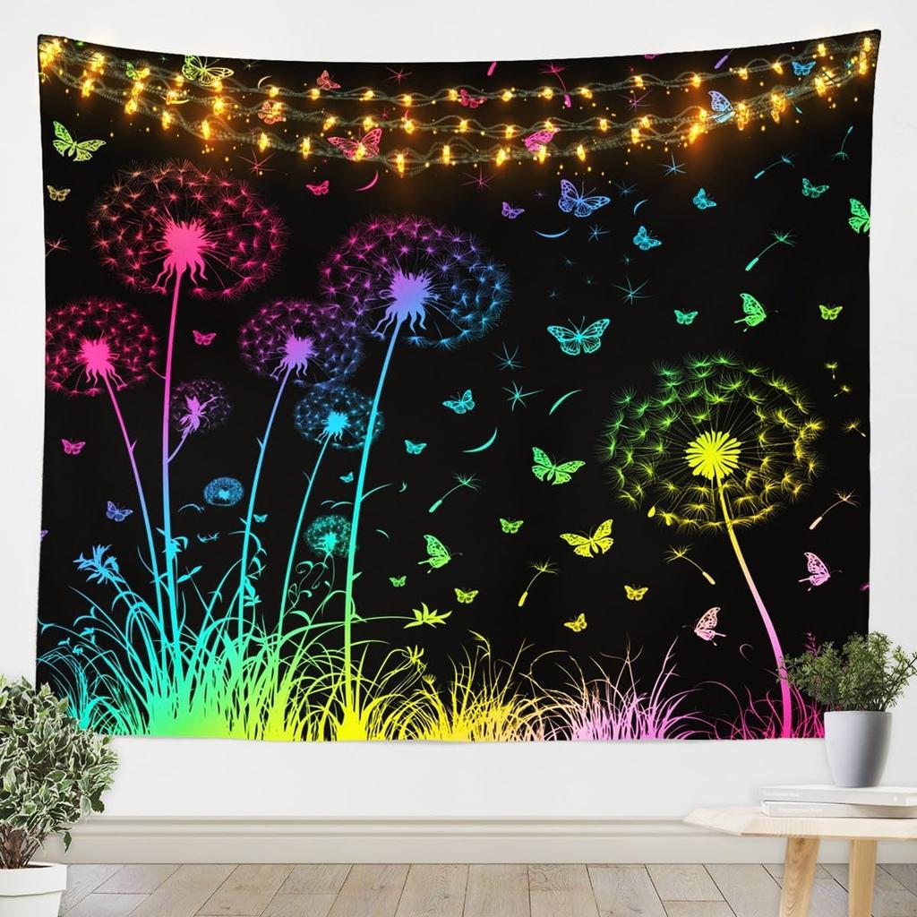 Floral Owl Tapestry For Girls,Kawaii Owl Birds Tapestry For Bedroom Boho Flowers Print Tapestries ,3D Animal Print Tapestry