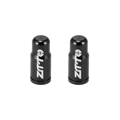 X AUTOHAUX Tire Valve Cap Valve Stem Cap Dust Valve Cap Aluminum Alloy French Type Motorcycle 2pcs Black