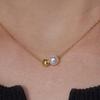 [LOMET] 14K GP Herbo Pearl Necklace_MJ4007BRN