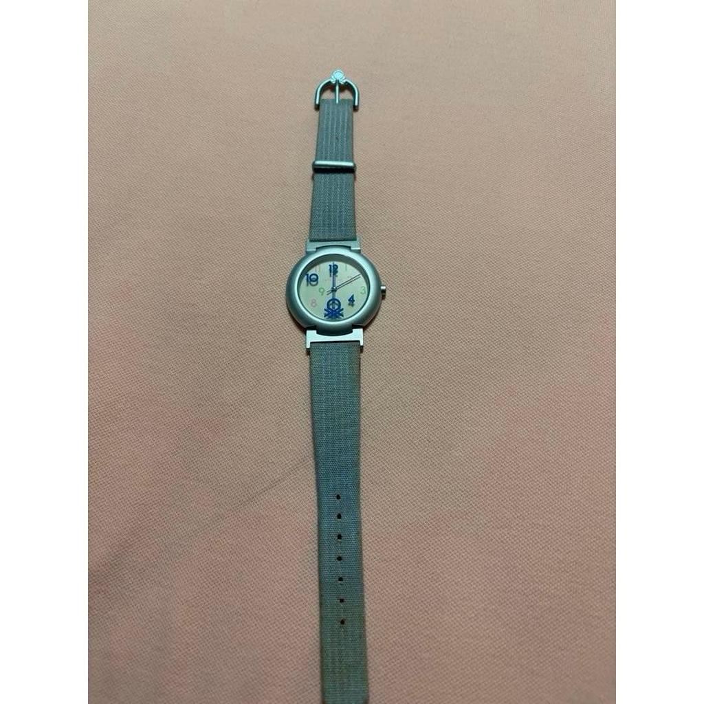 Used [Rare/with case] Benetton Bulova 90s Time Of The World