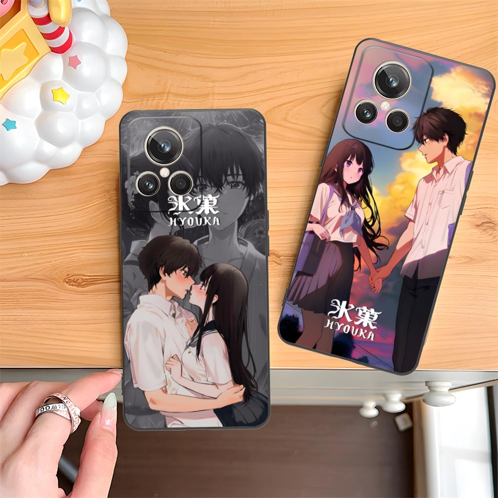 Hyouka Chitanda Oreki Mobile Phone Case for Realme 15 14 13 12 11 10 9 Pro Plus T i Lite 5G Colorful Printing Cover Cover Luxury