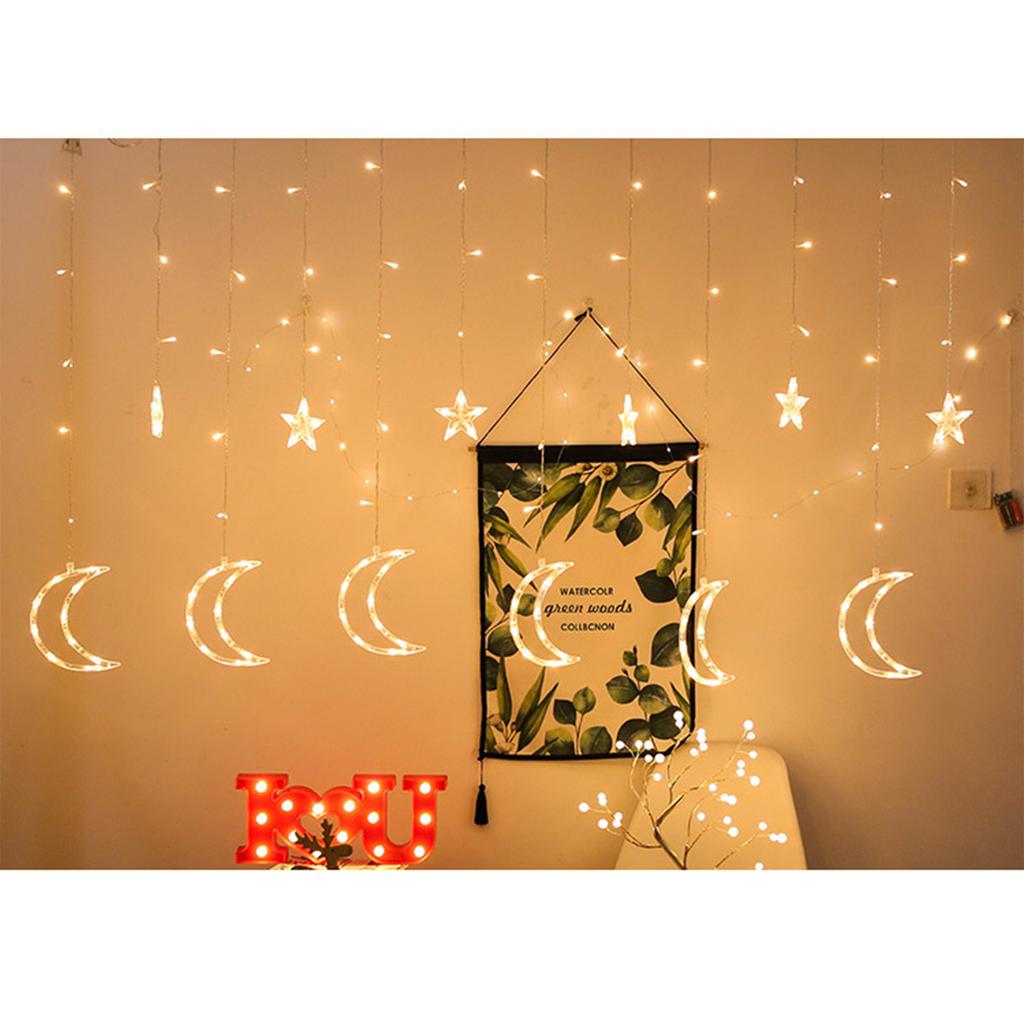 Ramadan Star LED Bulb String Light Decoration Curtain Light Wedding Neon