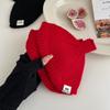 Neuer koreanischer Winterstil Halbfinger Einfarbig Schalenhandschuhe für Damen Mode Warm Gestrickt Büro Schreiben Radfahren Vielseitig