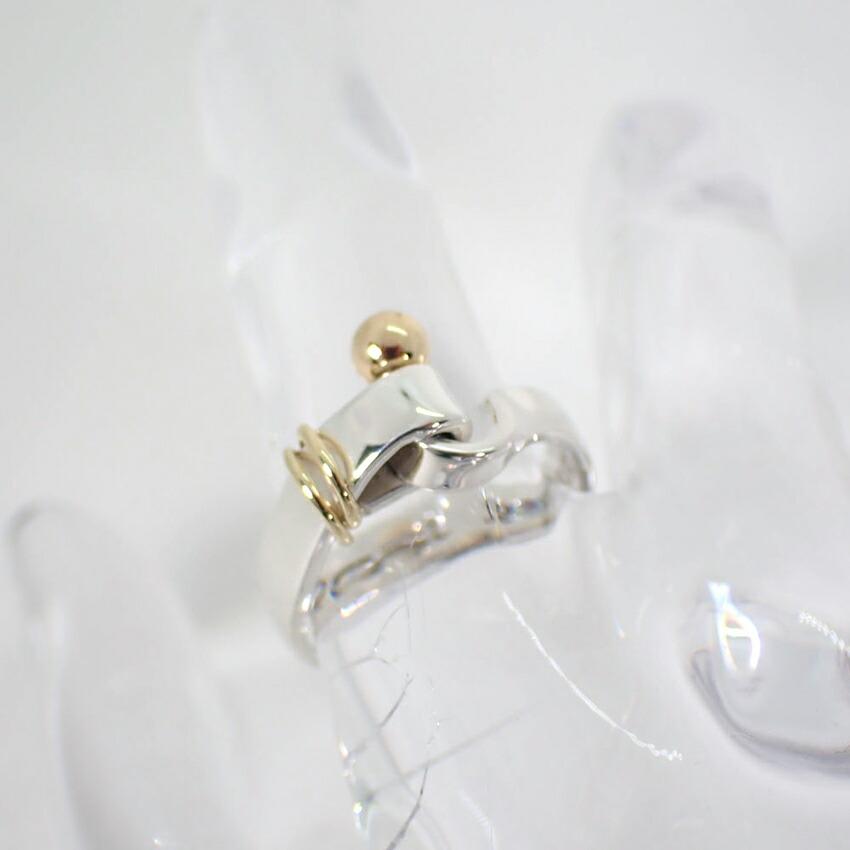 [Used] TIFFANY 925/750 Hook & Eye Ring, size 10.5/size 10/g535-81