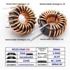 Iron-Silicon-Aluminum Magnetic Ring Inductor 50125-47uH/100uH High-Current Power Toroidal Energy Storage Filter Coil