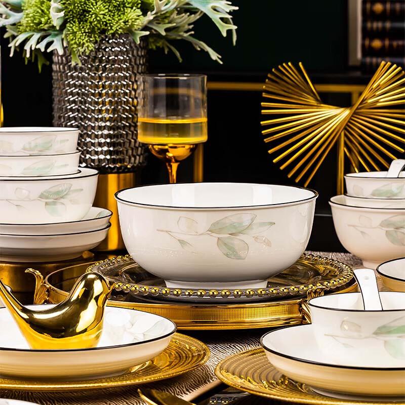 Haoya Jingdezhen 78-Piece Ceramic Dinnerware Set