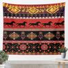 Western Wall Hanging Boho Aztec Wall Tapestry Kids Boys Girls Cowboy Cowgirl Horse Dreamcatcher Tapestry Luxury Southwestern