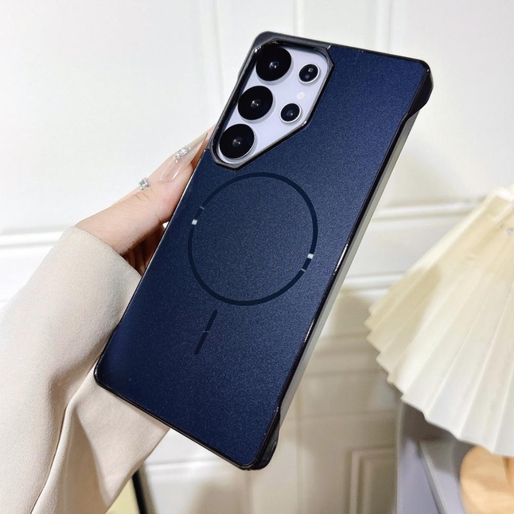 

Matte Ultrathin For Magsafe Case for Samsung Galaxy S25 S24 S23 Ultra Magnetic Wireless Charging Plating Armor Cover For S25 Ultra