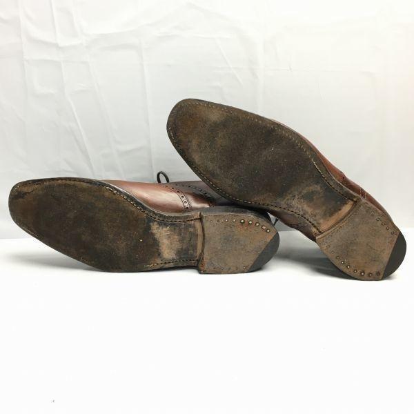 CHURCH’S Four City Full Brogue Wingtip Business Shoes Brown Size 8F Men's(USED)