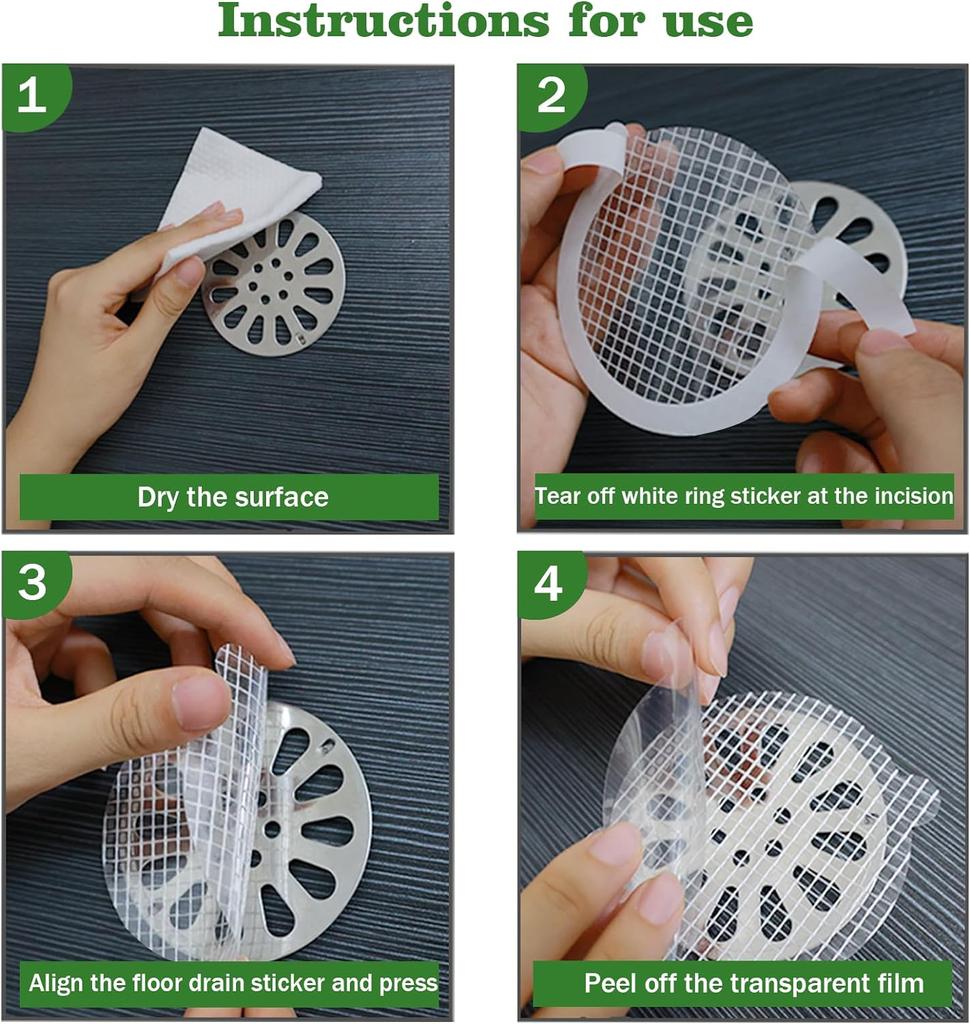 10/20Pcs 9/11CM Anti-blocking Filter Screen Disposable Floor Drain Hair Catcher Drain Stopper Cover Kitchen Bathroom Accessories