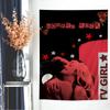 VIKAMA Contemporary Art Tapestry Contrasting Colour Alphabet And Couple Motifs Bedroom Atmosphere Decorative Tapestry