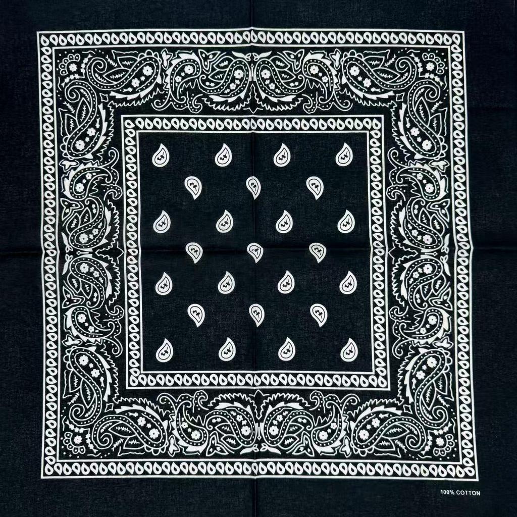 Cotton Paisley Headscarf and Cycling Mask
