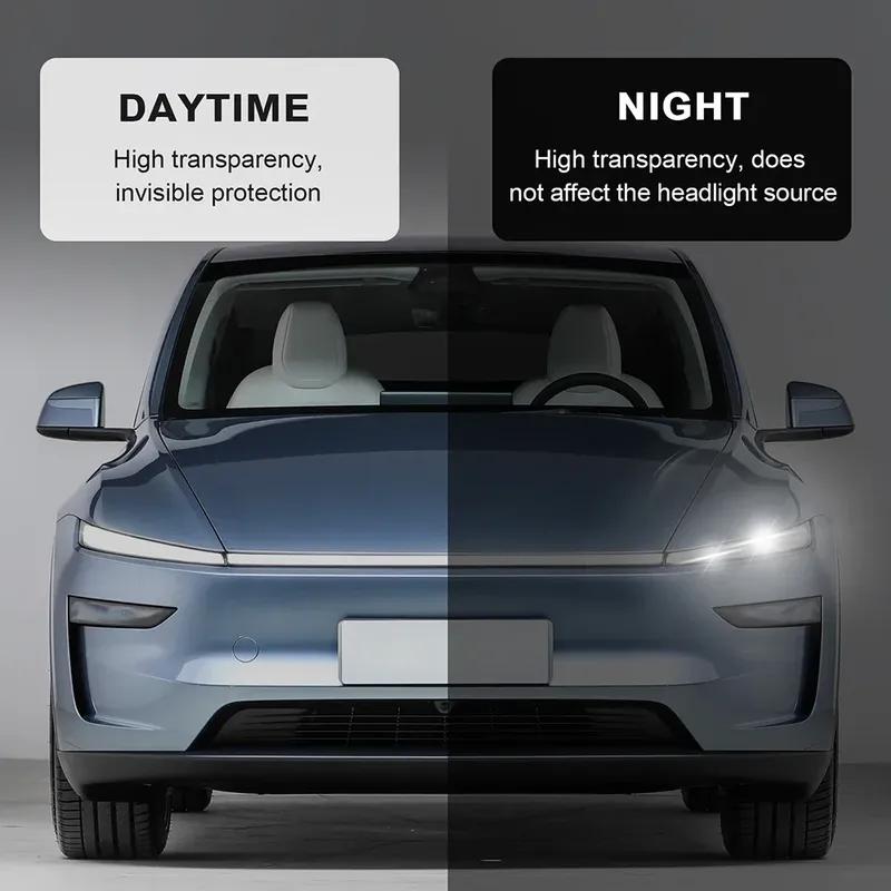 Pre-cut Clear PPF For Tesla Model Y Juniper/Performance 2025 2026 Headlight Rearview Bumper TPU Protection Film Anti-scratch Bra