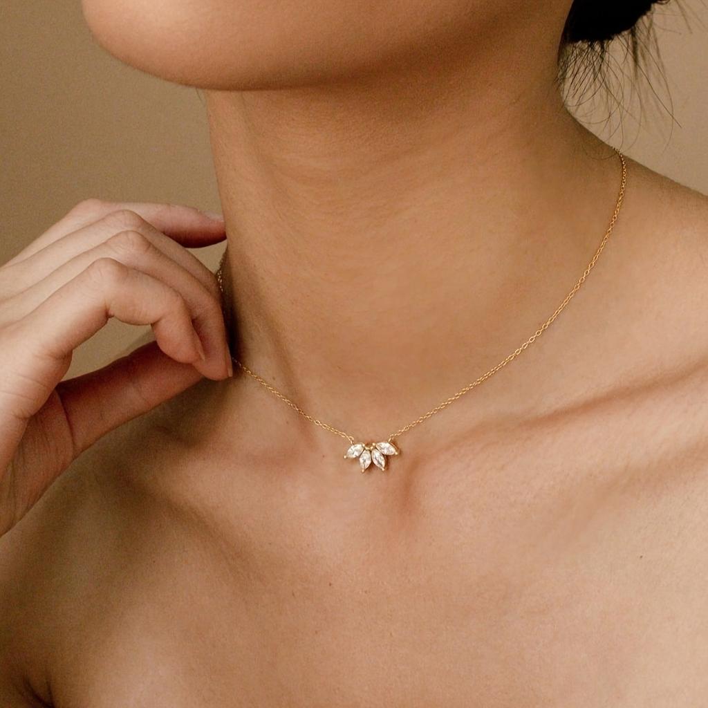 2026 New European American Stainless Steel Necklace Women Fashion Luxury Niche Pendant Clavicle Collarbone Jewelry